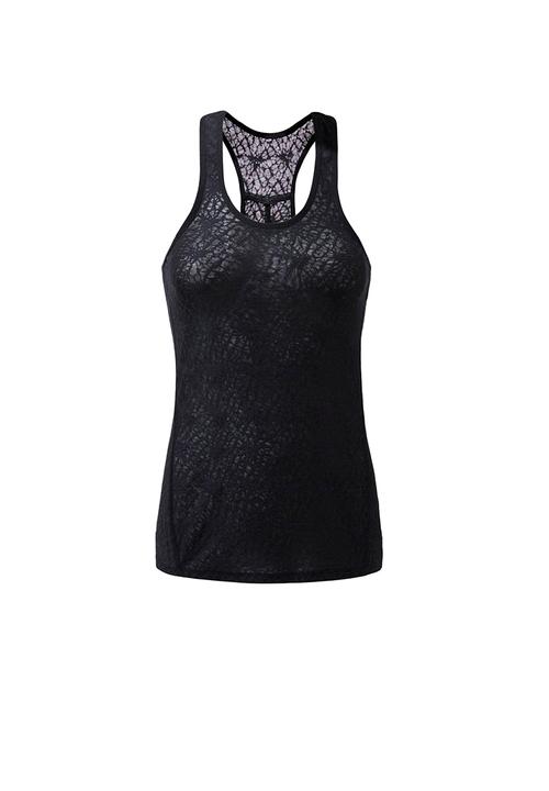 MANGO - Burnout Vest Black