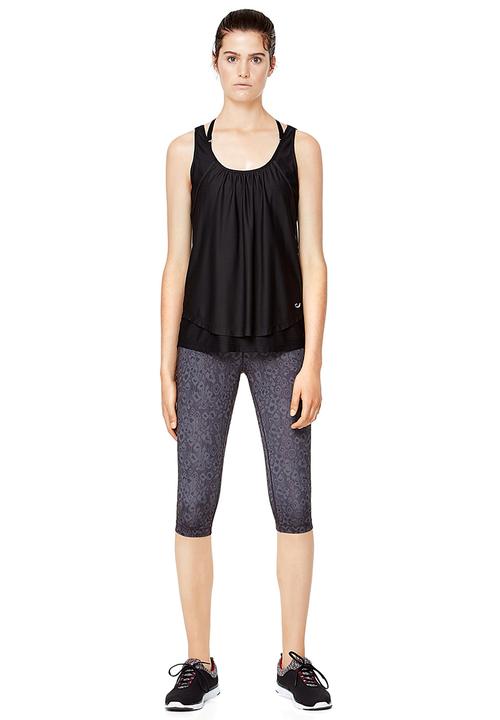 MANGO - Comfort Sport T-shirt Black