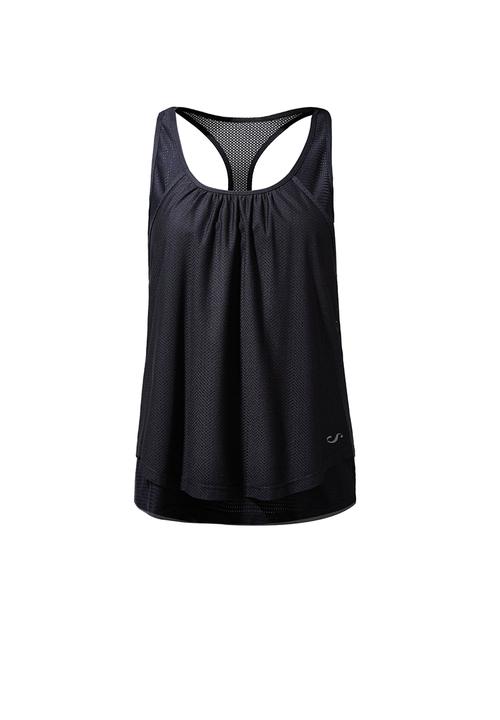 MANGO - Comfort Sport T-shirt Black