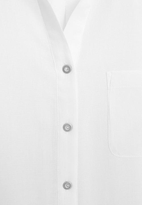 MANGO - Longer Length Shirt White
