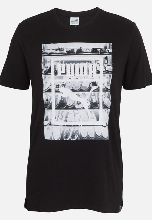 PUMA - Photoprint Shoes Tee Black