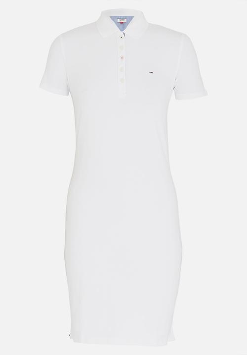 Tommy Hilfiger - Essential Polo Dress White
