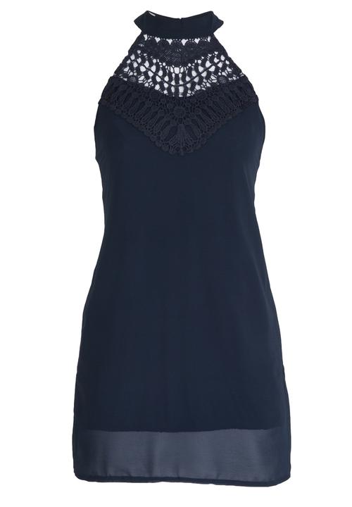 edit - Halter Neck Tunic Blue
