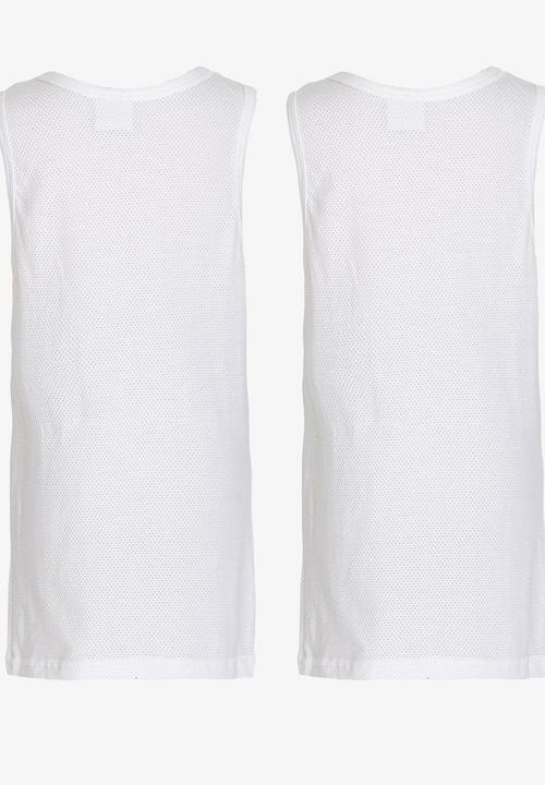 Jockey - 2 PK  Boys Eyelet Vest White
