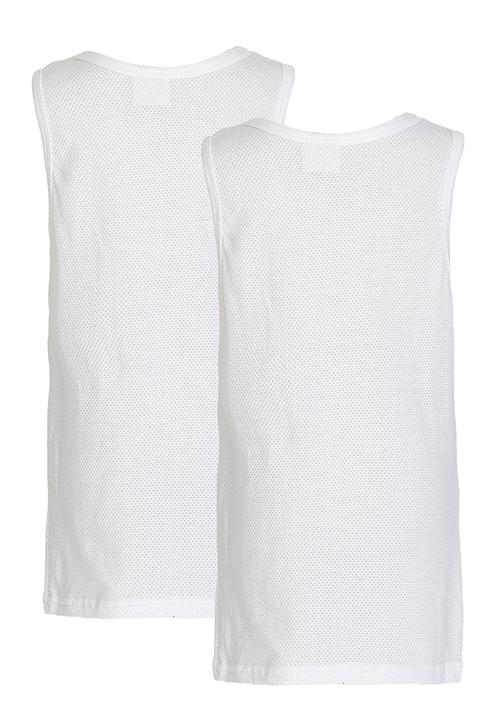 Jockey - 2 PK  Boys Eyelet Vest White