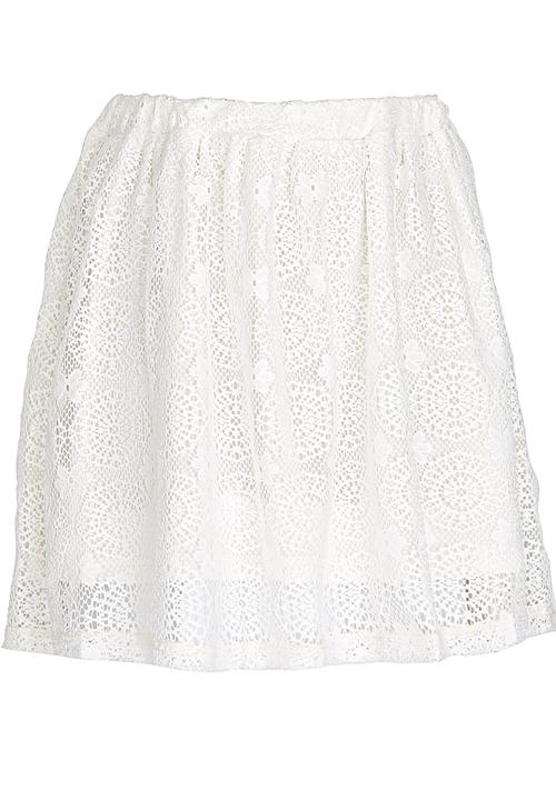 Rebel Republic - Anglaise Skirt White
