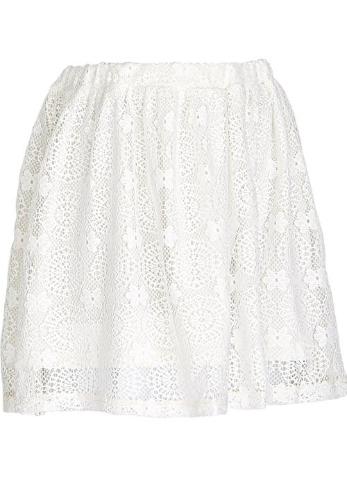 Rebel Republic - Anglaise Skirt White