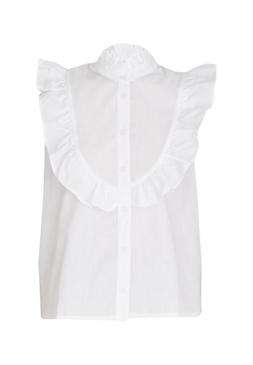 STYLE REPUBLIC - Frill Detail Shirt White