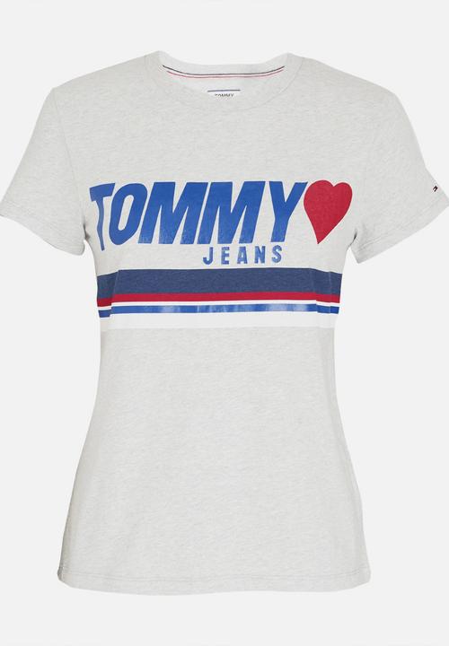 Tommy Hilfiger - Foil Logo Tee Grey