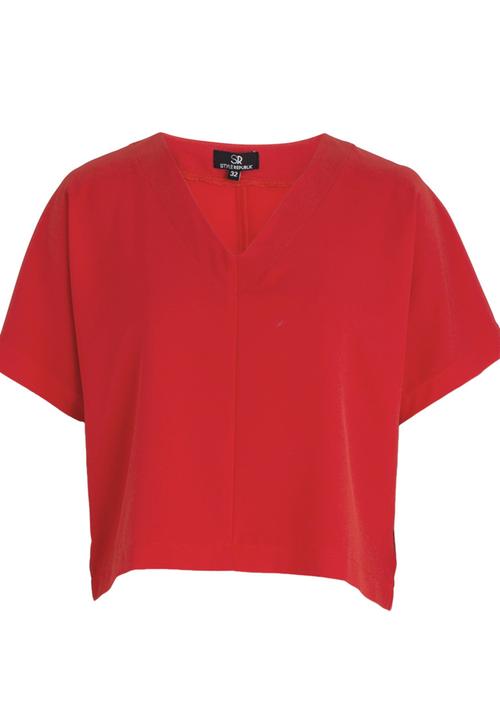 STYLE REPUBLIC - Boxy Blouse Red