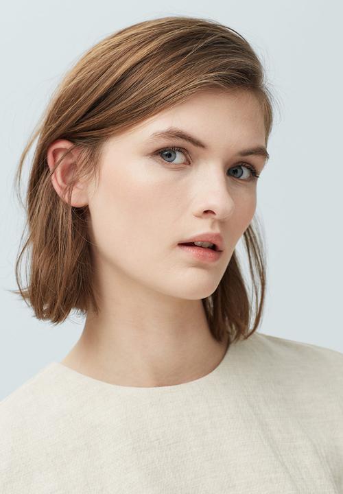 MANGO - Sleeveless Belted Top Stone