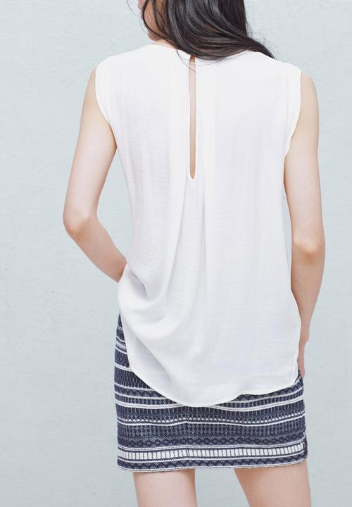 MANGO - Blouse White