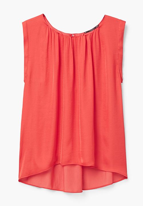 MANGO - Blouse Coral