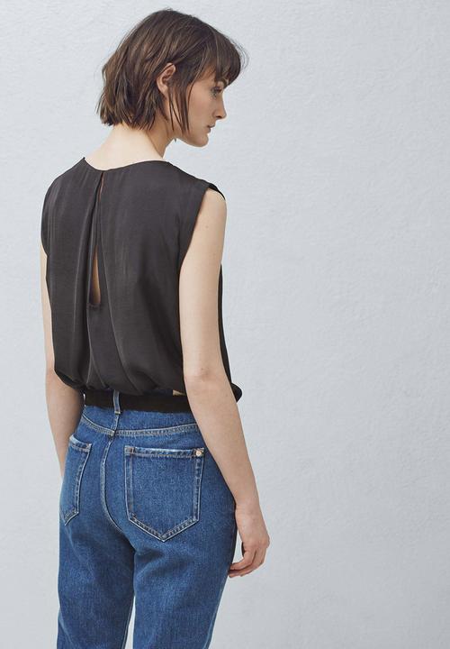 MANGO - Blouse Black