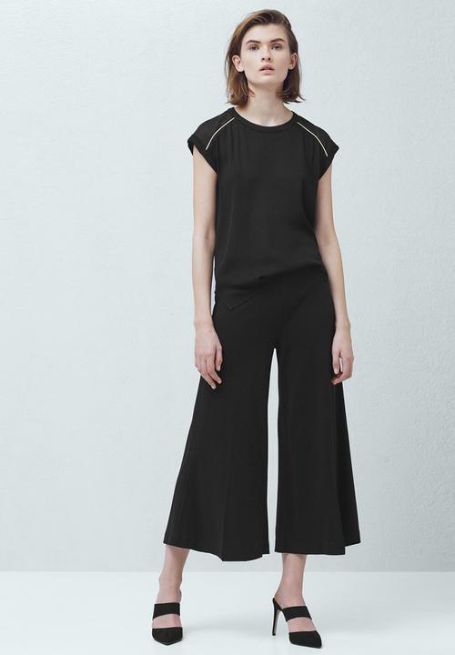 MANGO - Decorative Trim Top Black