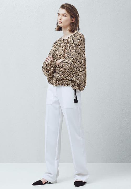 MANGO - Printed Blouse Multi-colour