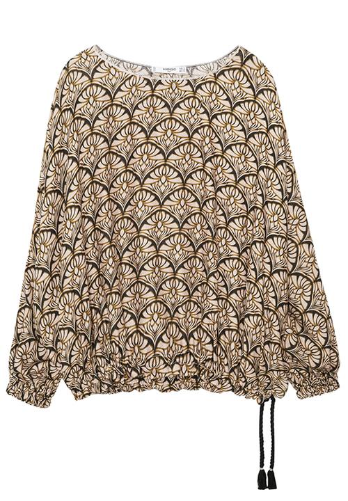 MANGO - Printed Blouse Multi-colour