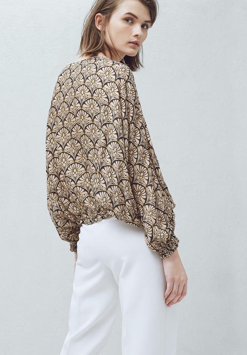 MANGO - Printed Blouse Multi-colour