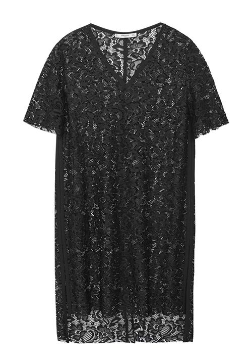 MANGO - Lace Blouse Black