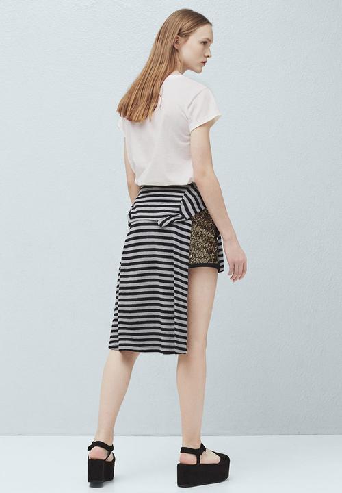 MANGO - Printed T-shirt Multi-colour