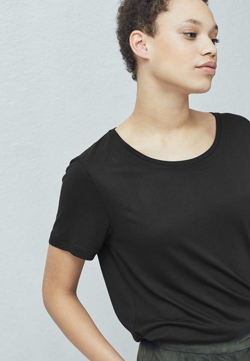 MANGO - Basic T-shirt Black