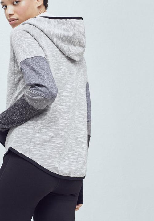 MANGO - Yoga Hooded Sweater Grey