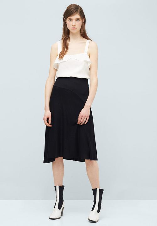 MANGO - Ruffled Camisole White