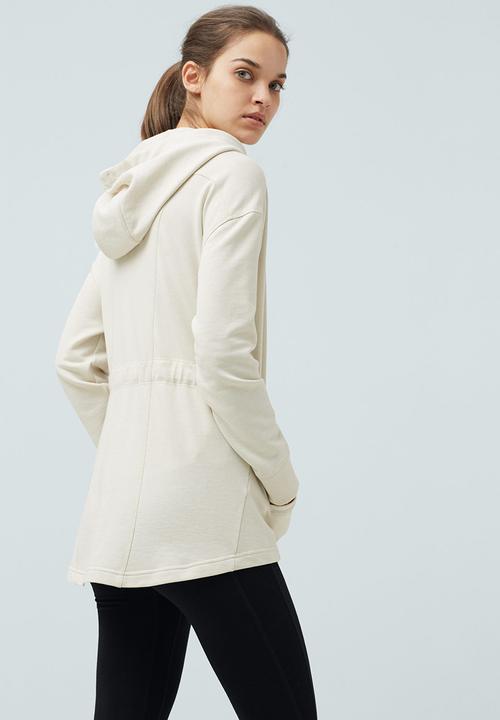 MANGO - Hooded Yoga Sweater Cream