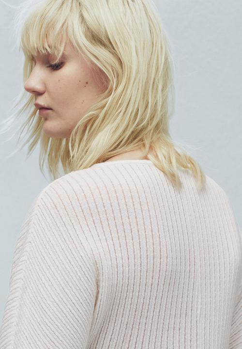 MANGO - Contrast Tunic White
