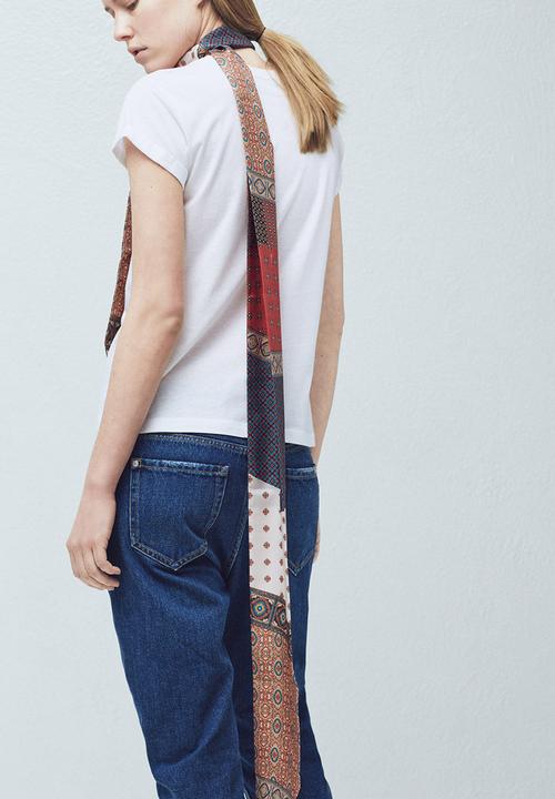 MANGO - Printed T-shirt White