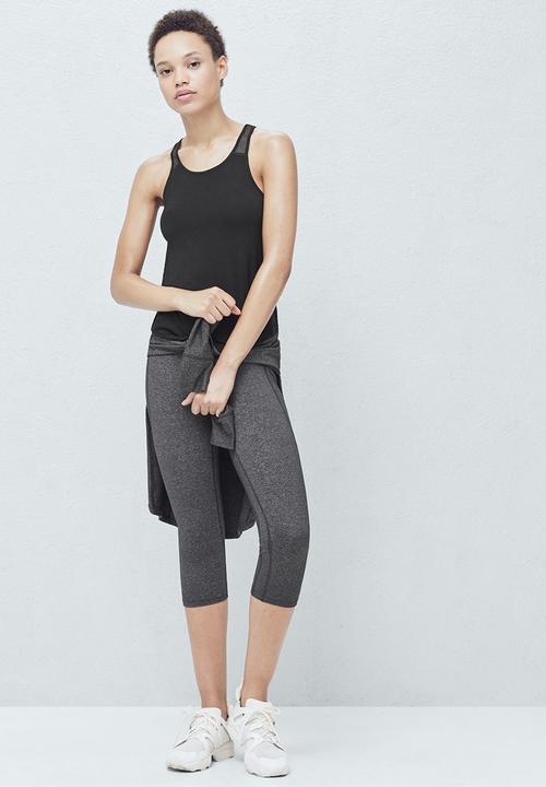 MANGO - Yoga Vest Black