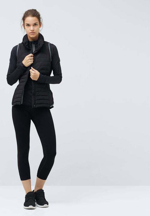 MANGO - Lightweight Outdoor Gilet Black