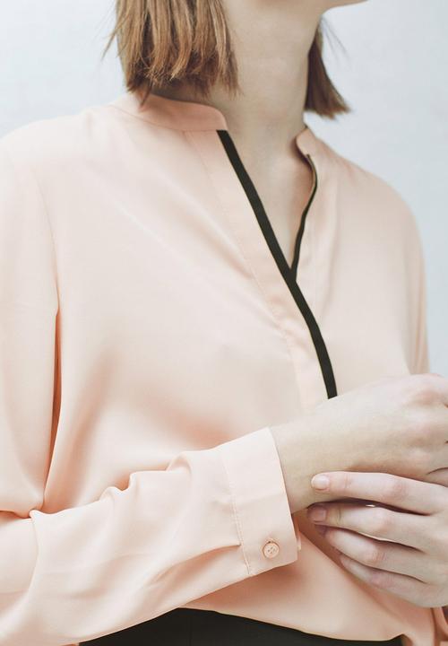 MANGO - Flowy Shirt Neutral