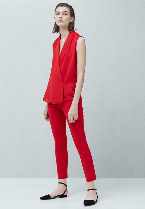 MANGO - Metal Detail Top Red