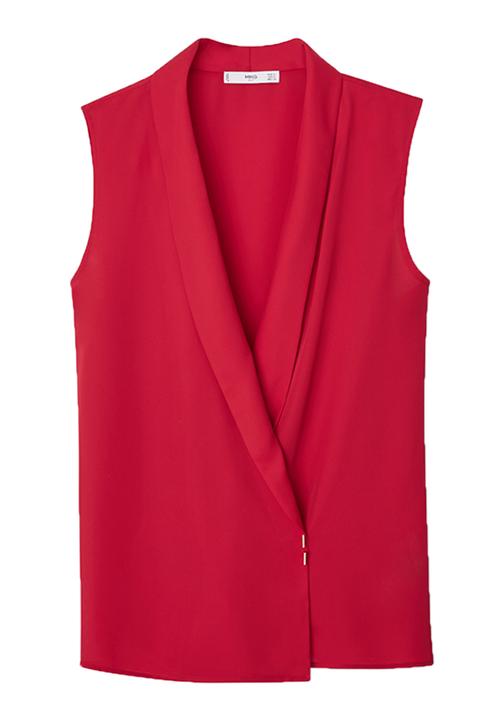 MANGO - Metal Detail Top Red
