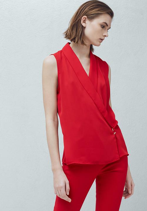 MANGO - Metal Detail Top Red