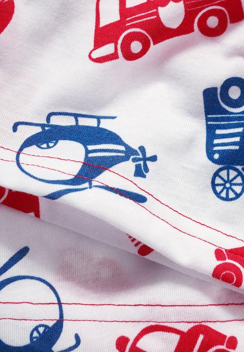 Next - 3-Pack Transport Pyjamas Multi-Colour