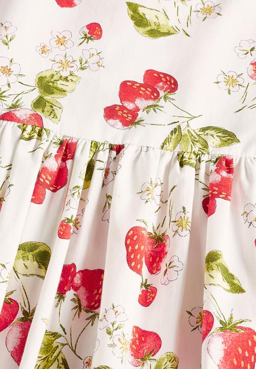 Next - Strawberry Printed dress Multi-colour
