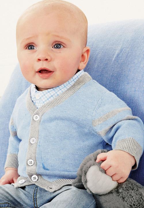 Next - Blue Cardigan Pale Blue