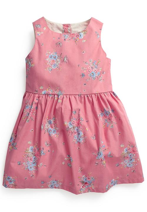 Next - Floral Dress Pale Pink