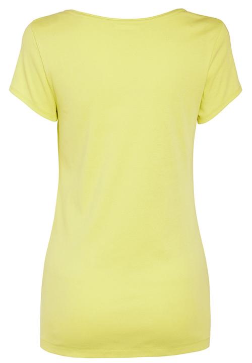 Next - Round neck shirt in Citrus Yellow