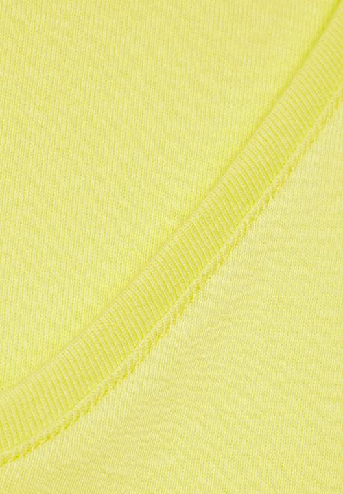 Next - Round neck shirt in Citrus Yellow