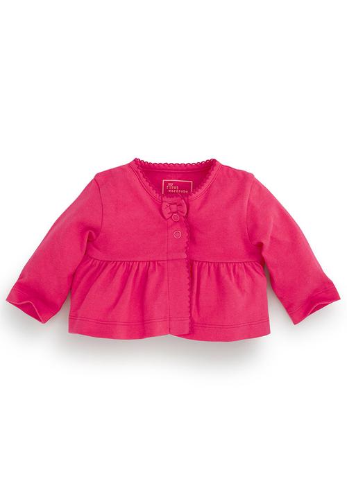 Next - Jersey Cardigan Mid Pink