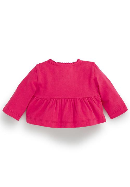 Next - Jersey Cardigan Mid Pink