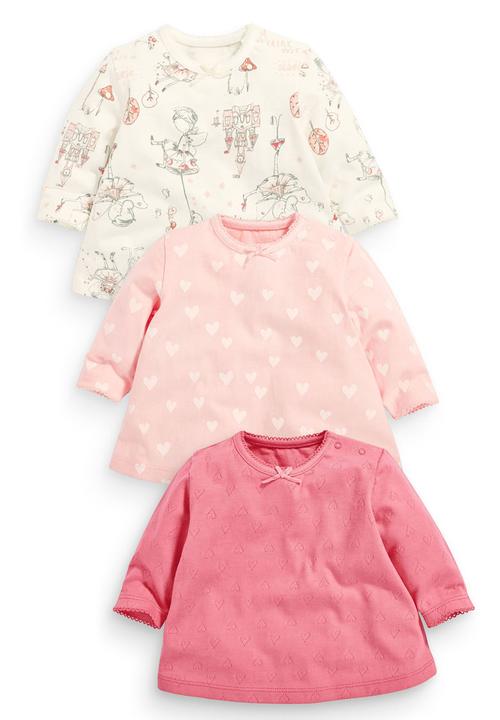 Next - 3-pack T-shirts Pink