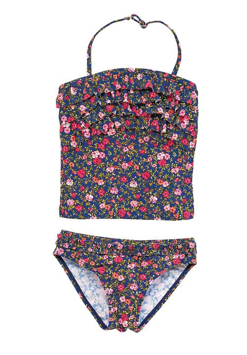 Next - Navy Ditsy Tankini Navy