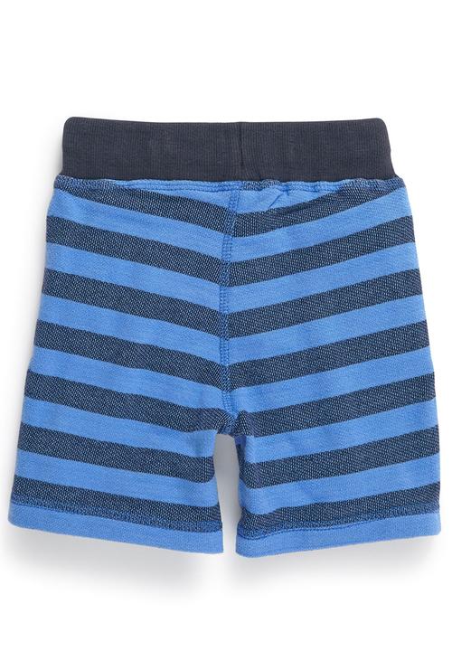 Next - Striped Jersey Shorts Mid Blue