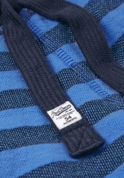 Next - Striped Jersey Shorts Mid Blue