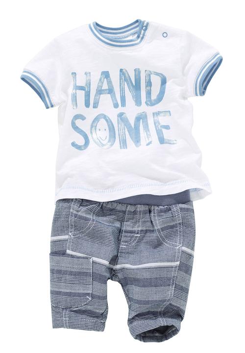 Next - Handsome T-Shirt And Trouser Set Mid Blue