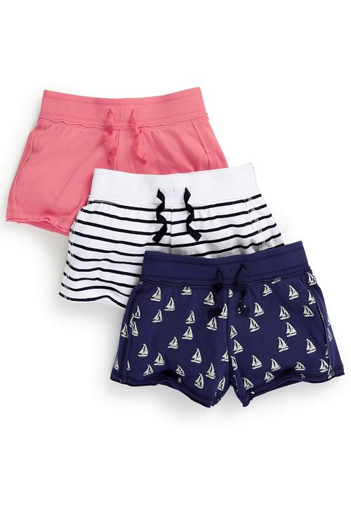 Next - 3-Pack Boat Shorts Multi-Colour